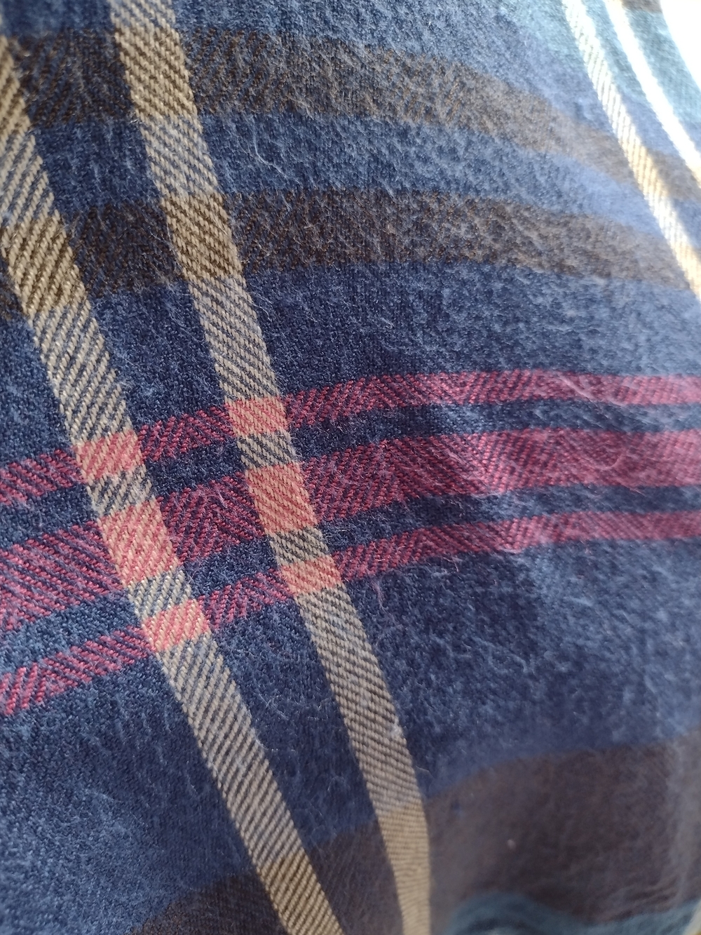 Rails x Free People Plaid Flannel Sleeveless Button Down Britt Top Blue Purple - Picture 12 of 16